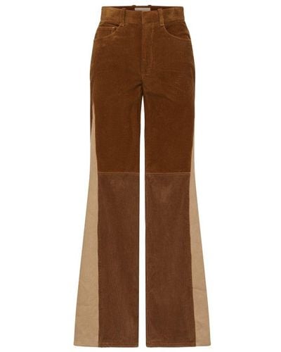 Chloé Flared Pants - Brown