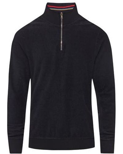 Orlebar Brown Isar Half Zipped Sweatshirt - Blue