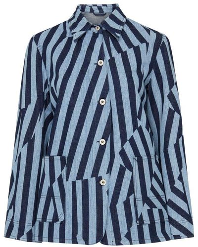 KENZO Stripe Jacket - Blue