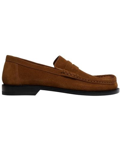 Loewe Campo Loafers - Brown