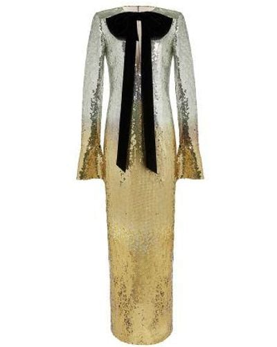 Nina Ricci Long Sequin Dress - Multicolour