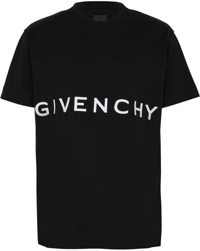Givenchy T-Shirt Slim Embroid - Schwarz