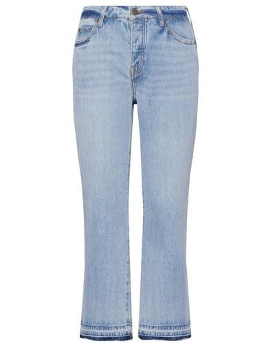 Joie Evie Straight Relaxed Jeans - Blue