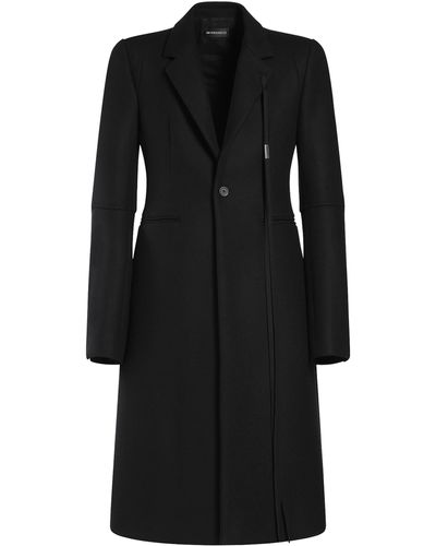 Ann Demeulemeester Manteau de tailleur ajusté Sebastiaan - Noir