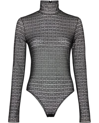 Givenchy Langärmeliger Body - Grau