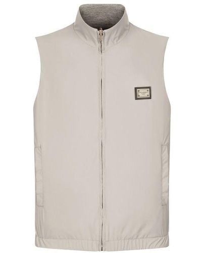 Dolce & Gabbana Vests - Natural