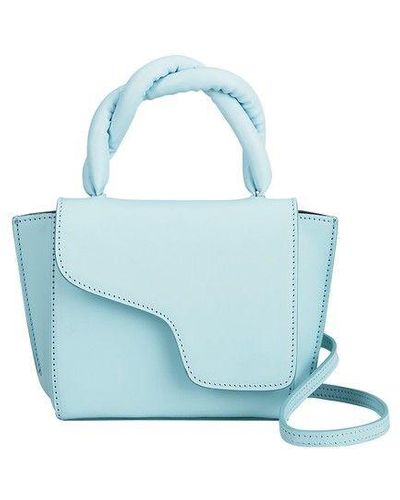 Atp Atelier Montalbano Leather/nappa Mini Handbag - Blue
