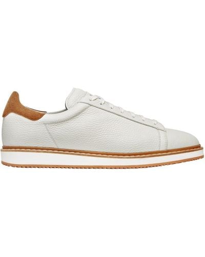 Brunello Cucinelli Leather Low-top Trainers - Natural
