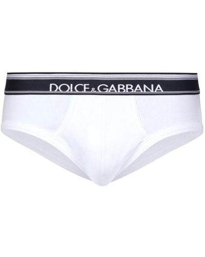 Dolce & Gabbana Two-Way Cotton Briefs Two-Pack - White
