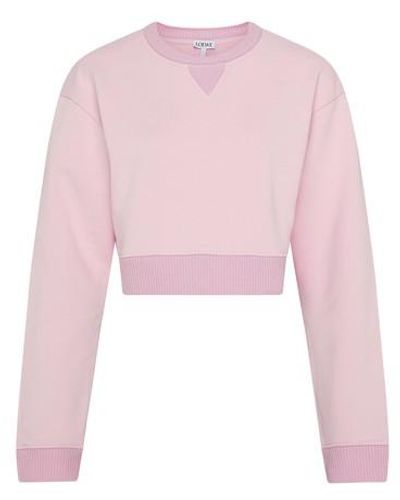 Loewe Sweatshirt Cut-out Anagram - Pink