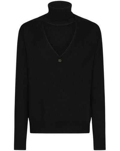 Dolce & Gabbana Turtle-Neck Pullover - Black
