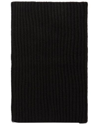Lemaire Knitted Scarf - Black