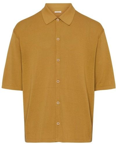 Lemaire Short Sleeved Polo - Yellow