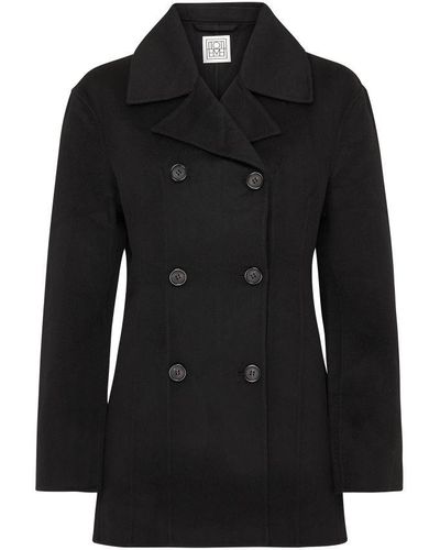 Totême Structured-waist Jacket - Black