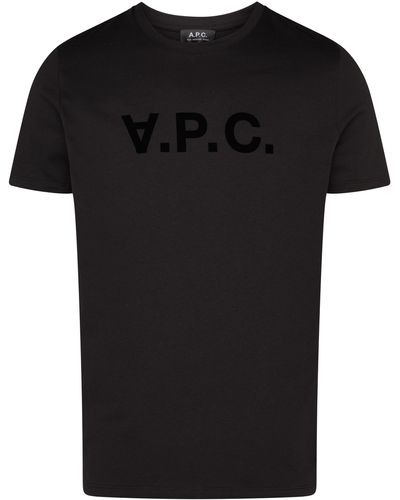 A.P.C. T-Shirt Vpc Color H - Schwarz