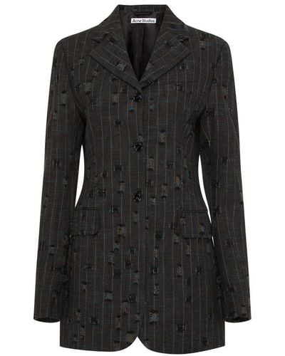 Acne Studios Single-breasted Blazer - Black