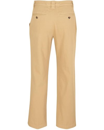 KENZO Cropped Trousers - Natural