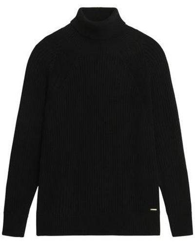 Woolrich Merino Wool Turtleneck Sweater - Black
