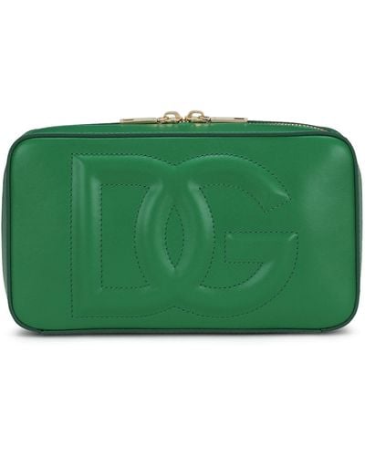 Dolce & Gabbana Kleine Kameratasche mit DG-Logo - Grün