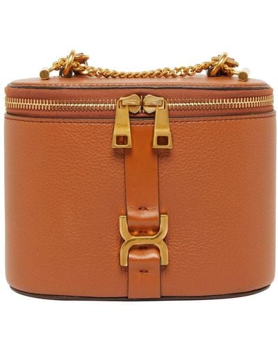Chloé Marcie Small Vanity With Chain - Brown