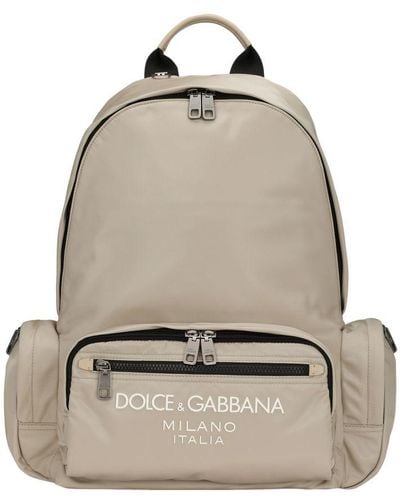 Dolce & Gabbana Nylon Backpack - Natural