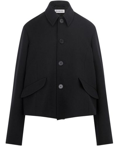 Balenciaga Deconstructed Jacket - Black