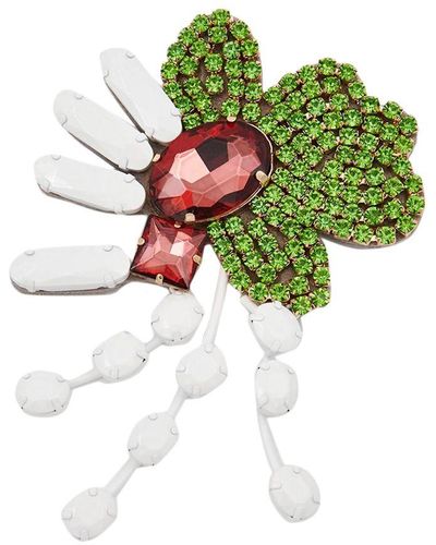 Essentiel Antwerp Felenca Brooch - Green