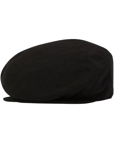 Dolce & Gabbana Cotton Fustian Flat Cap - Black