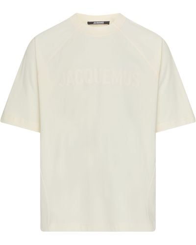 Jacquemus T-Shirt Typo - Weiß