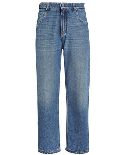Fendi Straight-Cut Jeans - Blue
