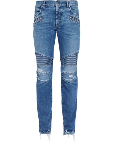 Balmain Jeans aus Baumwolle - Blau