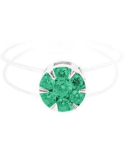 PERSÉE Ring Imagine Round Emeralds - Green