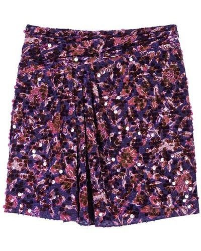 Ba&sh Slime Skirt - Purple