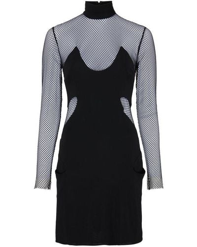 Tom Ford Transparent Cut-out Dress - Black