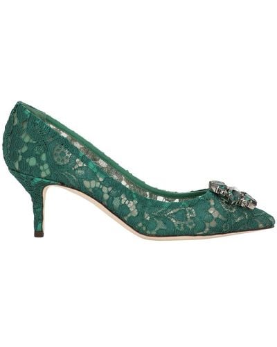 Dolce & Gabbana Lace Pumps - Green