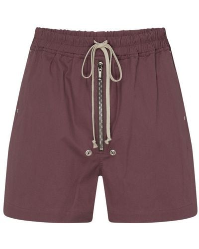 Rick Owens Bela Shorts - Purple