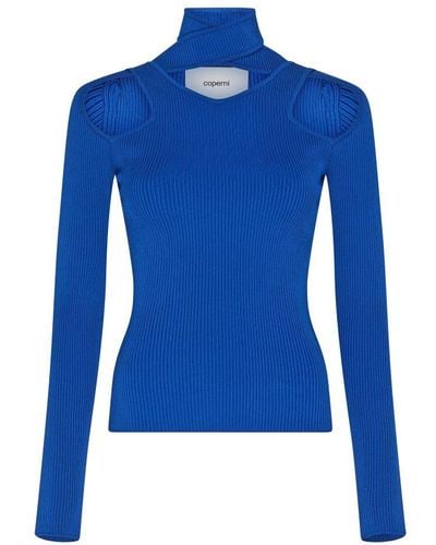 Coperni Cutout Sweater - Blue