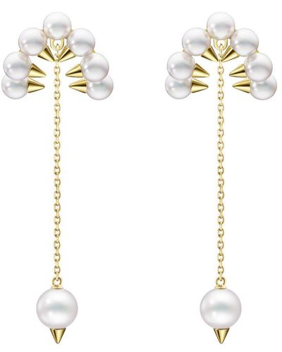 [Tasaki] TASAKI Danger Scorpion Left Ear Akoya Pearl 750YG Ear Cuff Gold [Used] [Authenticated and Guaranteed Authentic] 199106