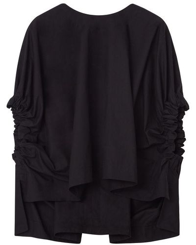 House of Dagmar Rouched Top - Black