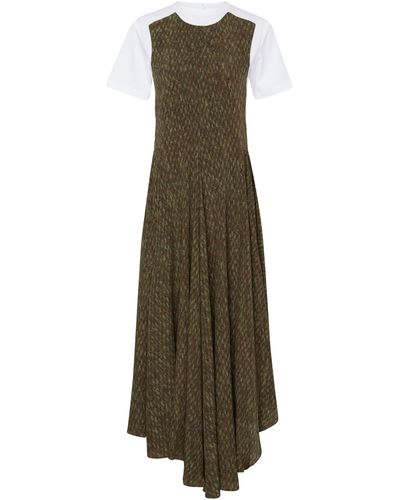 Loewe Kleid aus Seide - Grün