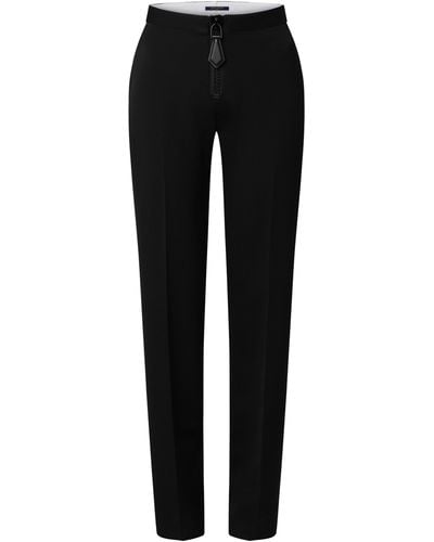 Louis Vuitton Pantalon habillé à tirette oversize - Noir