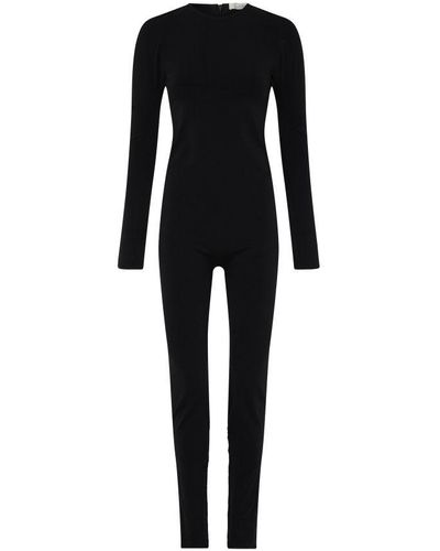 The Row Catarina Jumpsuit - Black