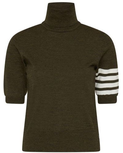 Thom Browne Turtleneck Sweater - Green