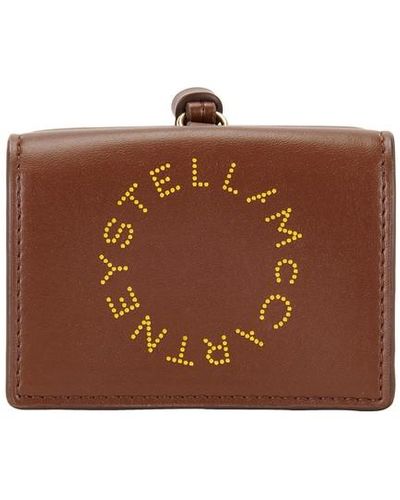 Stella McCartney Stella Logo Crad Holder - Brown
