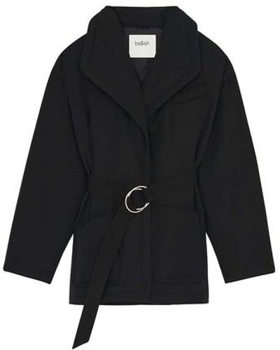 Ba&sh Issa Coat - Black