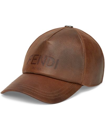 Fendi Chapeau - Marron