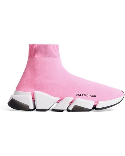 Balenciaga Sneaker Speed 2.0 Clear Sole en maille recyclée - Noir