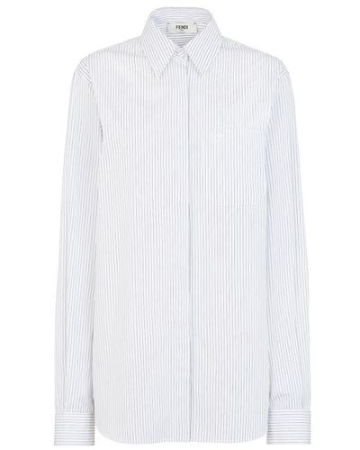 Fendi Relaxed-Fit Shirt - White
