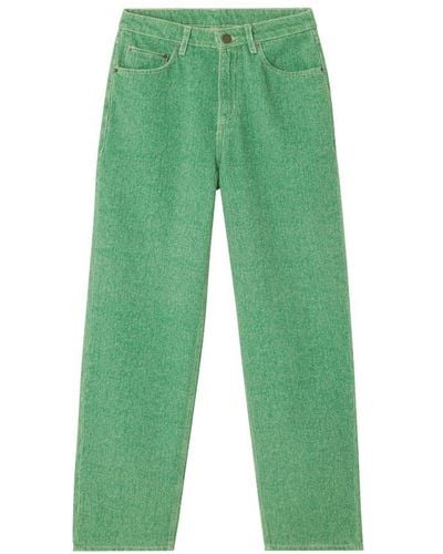 American Vintage Tineborrow Straight Jeans - Green