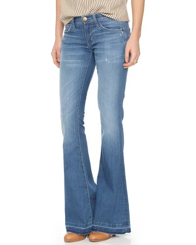 Current/Elliott The Low Bell Jeans - Blue